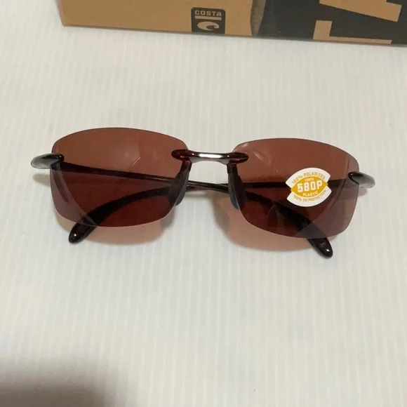 Costa Del Mar new polarized sunglasses Ballast brown lenses
